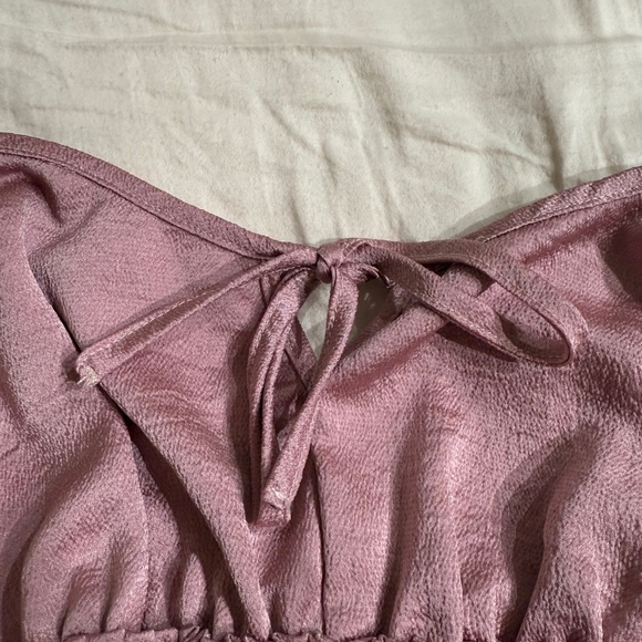 Pink Ruffled Women's Top - Picture 3 of 4